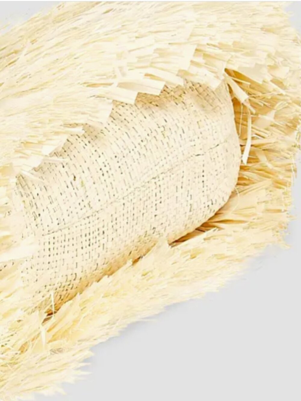 The Flamands Mini Fringe Raffia Top-Handle Bag NEW - Picture 5 of 7